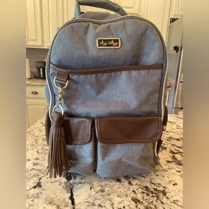 Itzy Ritzy Boss Backpack- Handsome Heather